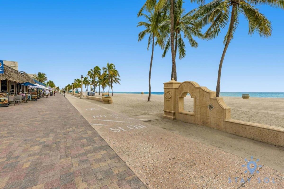Hollywood Beach Broad - Walk - Gym - Amazing Pool Kültér fotó