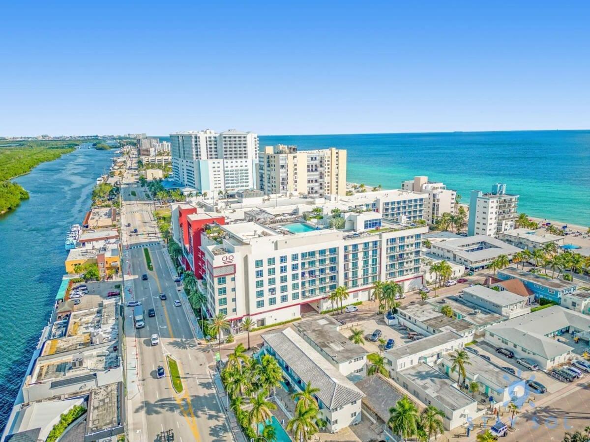 Hollywood Beach Broad - Walk - Gym - Amazing Pool Kültér fotó