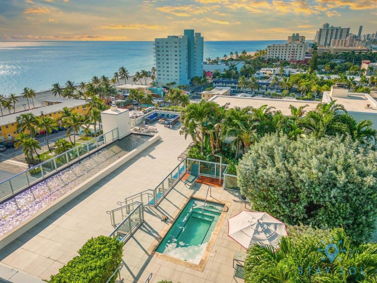 Hollywood Beach Broad - Walk - Gym - Amazing Pool Kültér fotó